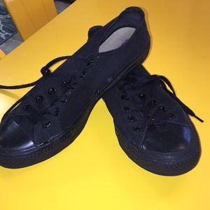 Black on black Chucks